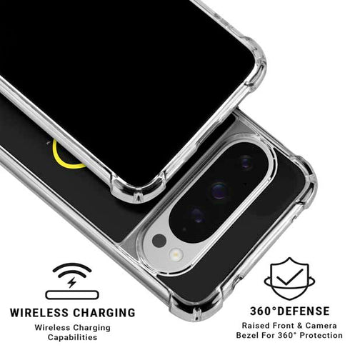 DC Comics Batman Movie 1989 Logo Google Pixel 10 Pro XL Clear Case